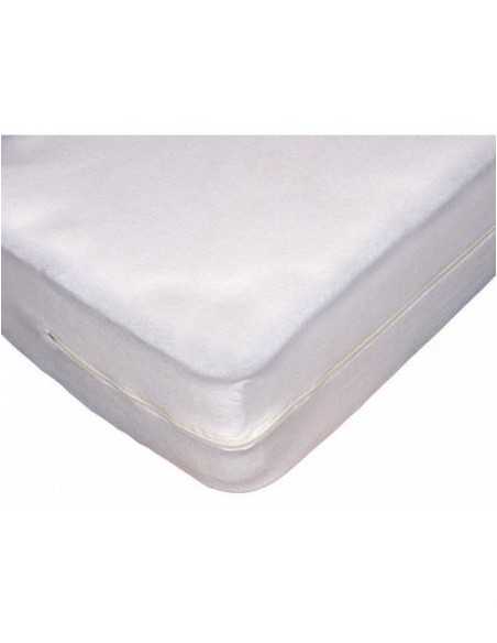 Funda Colchón Rizo Blanca 100% Algodón