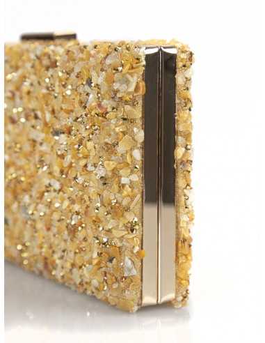 Bolso cartera de fiesta Dorado