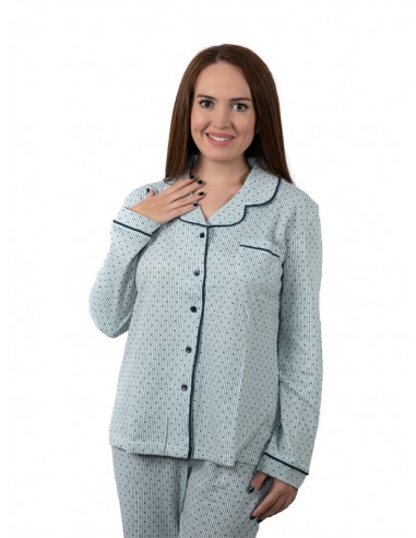 Pijama de mujer camisola botones