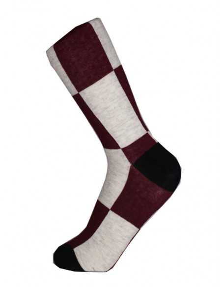 Pack 3 Unidades Calcetín Unisex Diseño Cuadros