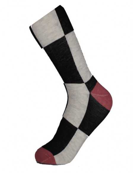 Pack 3 Unidades Calcetín Unisex Diseño Cuadros