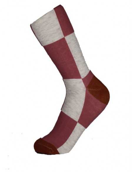 Pack 3 Unidades Calcetín Unisex Diseño Cuadros