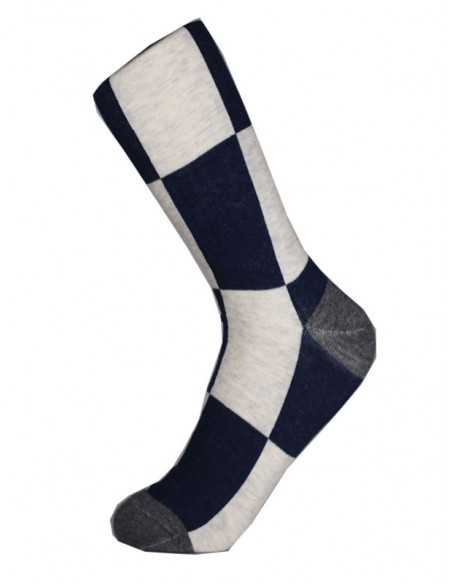 Pack 3 Unidades Calcetín Unisex Diseño Cuadros