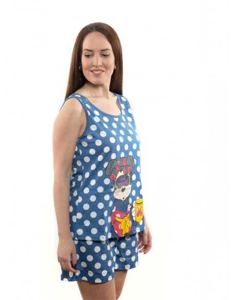 Pijama de mujer verano con lunares