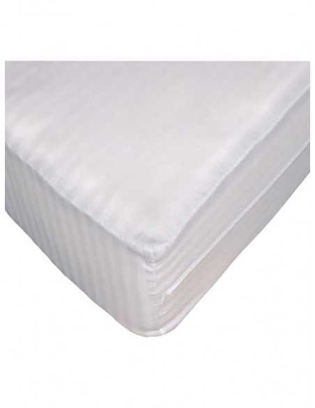 Funda de Colchón en Algodón Blanca