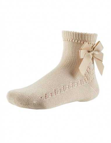 Calcetín tobillero Infantil lazo Ysabel Mora 32259