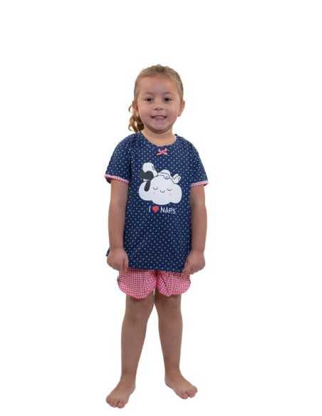 Pijama Niña Snoopy Topo