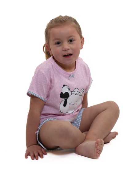 Pijama Niña Snoopy Topo