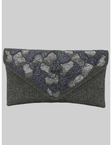 Bolso de Mano Estilo Sobre con Lentejuelas