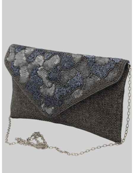 Bolso de Mano Estilo Sobre con Lentejuelas