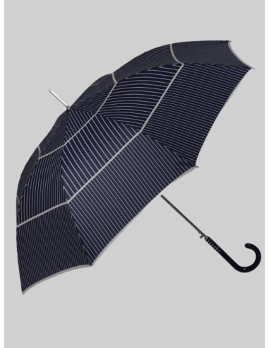 Paraguas Plegable Largo Mujer Ezpeleta Rayas