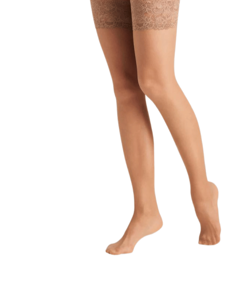 Medias con Liga Blonda 20 Denier Ysabel Mora 14215