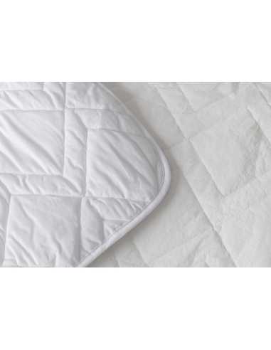 Cubrecolchón Acolchado de Microfibra Impermeable | Cubreconchón de Algodón