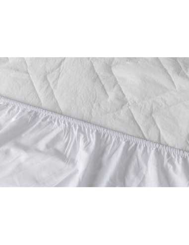 Cubrecolchón Acolchado de Microfibra Reversible