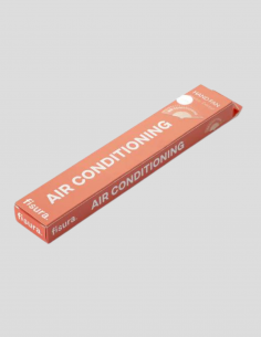 Abanico `Air Conditioning´ Naranja 2