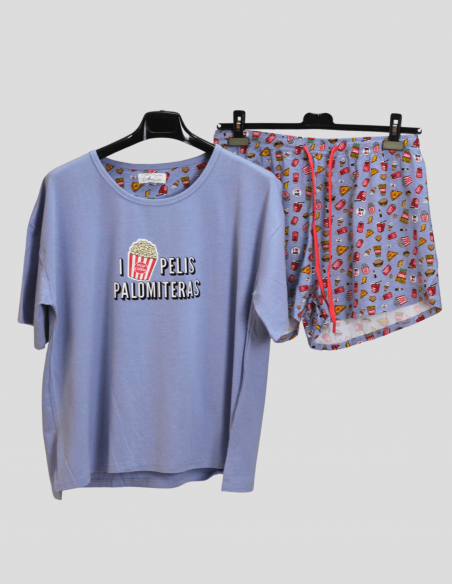 Pijama verano Noches de Pelis | Regalo original